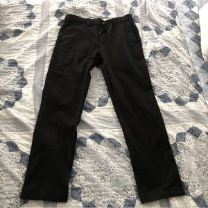 Men's Black 30 x 30 Twill Trousers